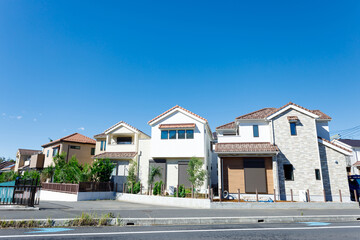 一戸建て　新興住宅地