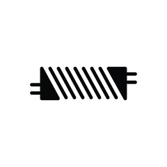Black solid icon for twisted