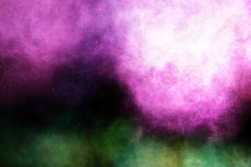 abstract space nebula on black background