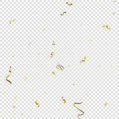 tinsel holiday Gold Foil serpentine ribbon star