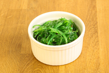 Japanese traditional seaweed salad Chukka