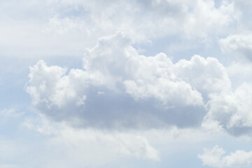 Weisse Wolken, Blauer Himmel, Hintergrundbild, Deutschland, Europa