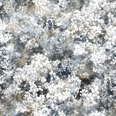 Seamless neutral and white grungy classic abstract surface pattern design for print. High quality illustration. Monochrome earth colored design with white pattern design overlay. Repeat graphic swatch