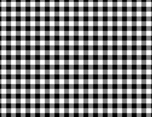 白黒チェックの背景素材－シェパードチェック－小弁慶格子
