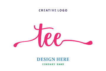 TEE lettering logo is simple, easy to understand and authoritative