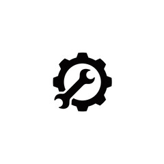 Obraz premium Maintenance simple flat icon vector illustration