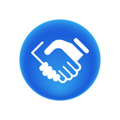 Hand Shake - Sticker