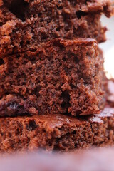 chocolate cake with chocolate