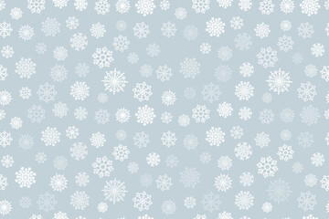 snow flake Christmas seamless pattern delicate dusty color