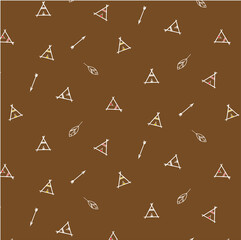 Teepee pattern © Irene