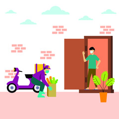 Delivery service, fast delivery