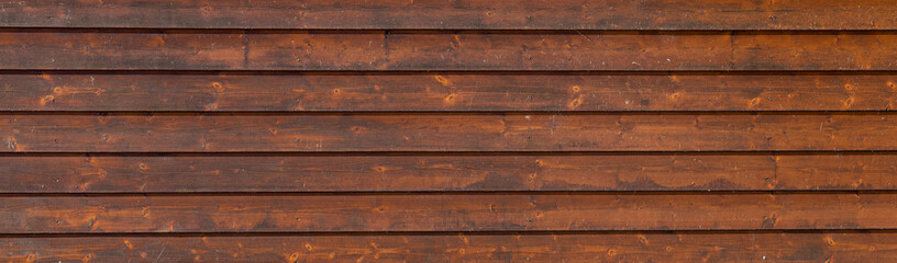 Fototapeta premium texture of brown wood planks wall. background of wooden surface