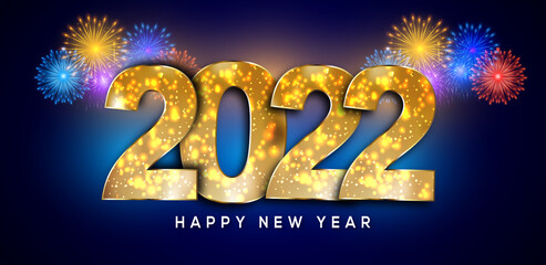2022 Happy New Year Background