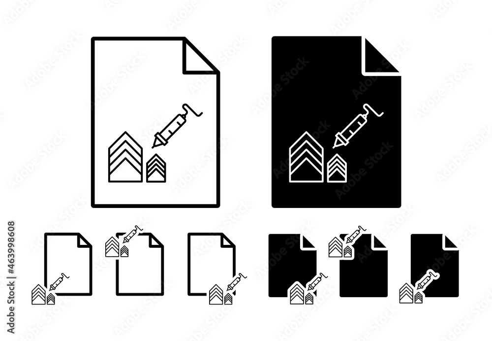 Poster 3d printing, filament vector icon in file set illustration for ui and ux, website or mobile applicat
