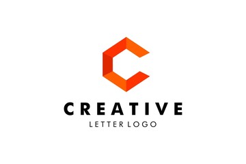 Letter C Logo : Suitable for Company Theme, Technology Theme, Initial Theme, Theme, Infographics and Other Graphic Related Assets.