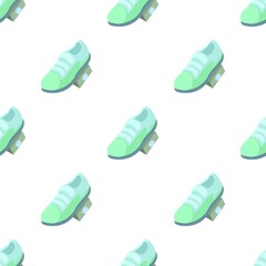 Bike sneaker pattern seamless background texture repeat wallpaper geometric vector