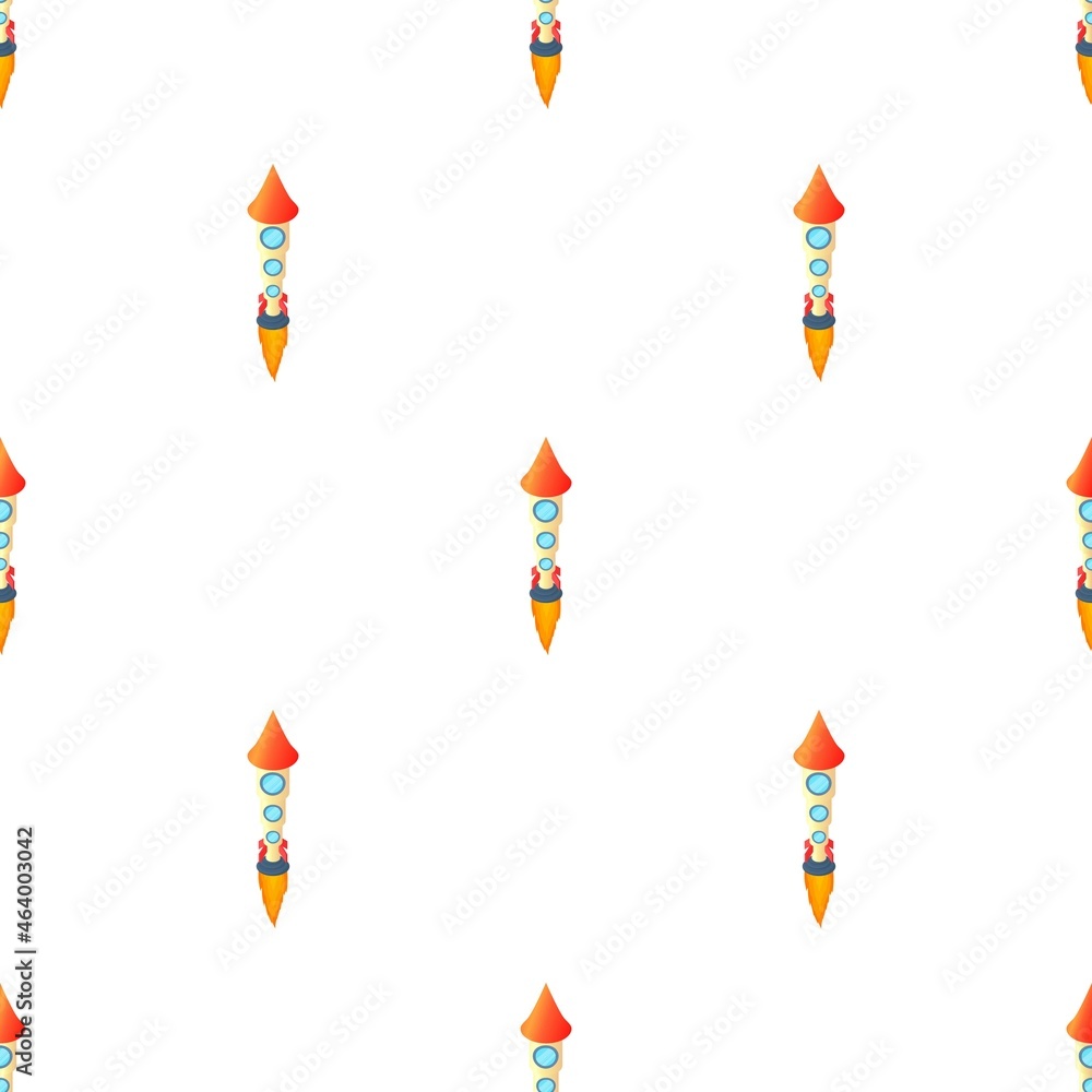 Poster rocket pattern seamless background texture repeat wallpaper geometric vector