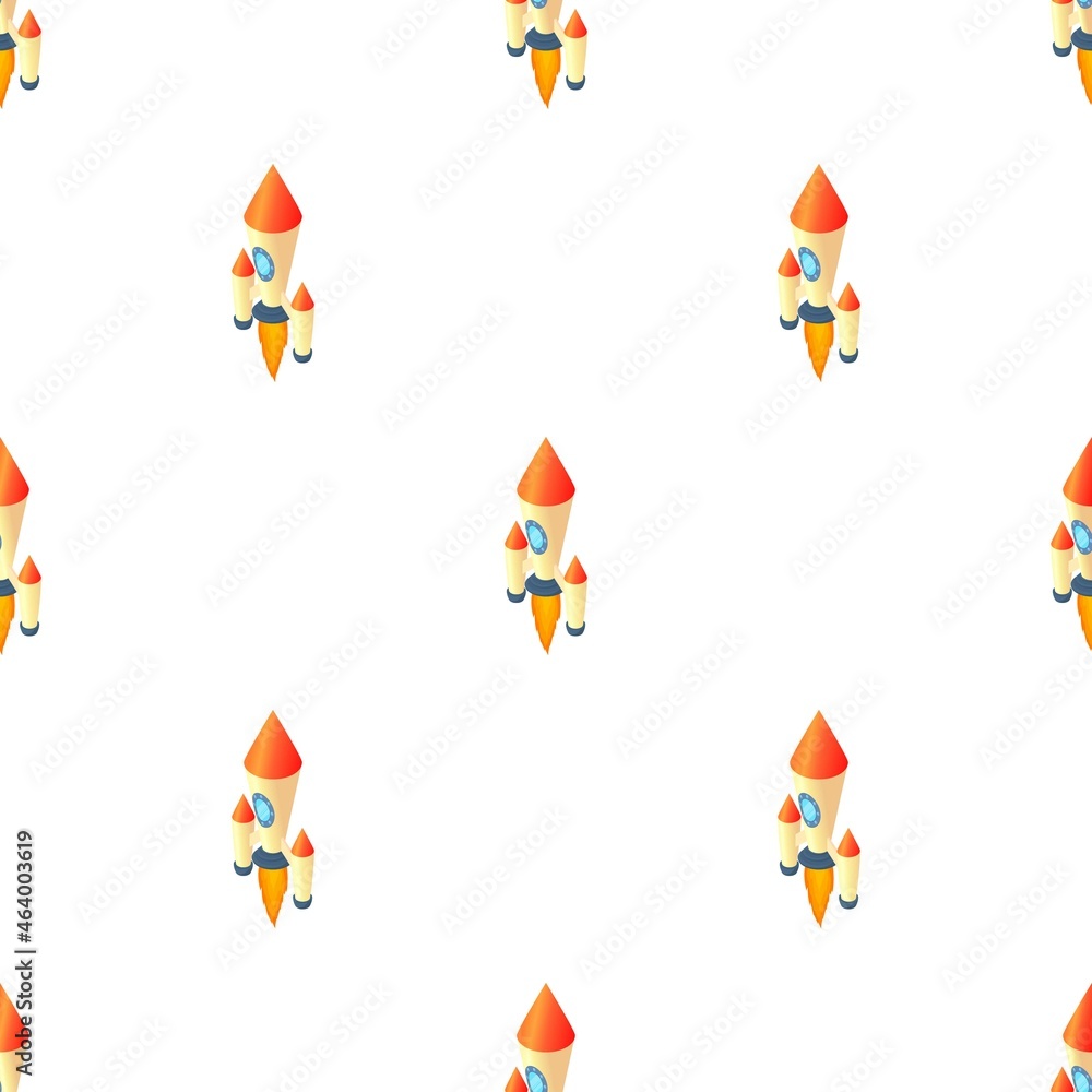 Poster two stage rocket pattern seamless background texture repeat wallpaper geometric vector