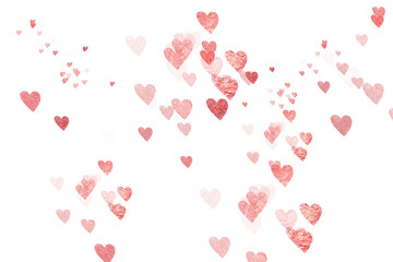 Sant Valentines day background with hearts 
