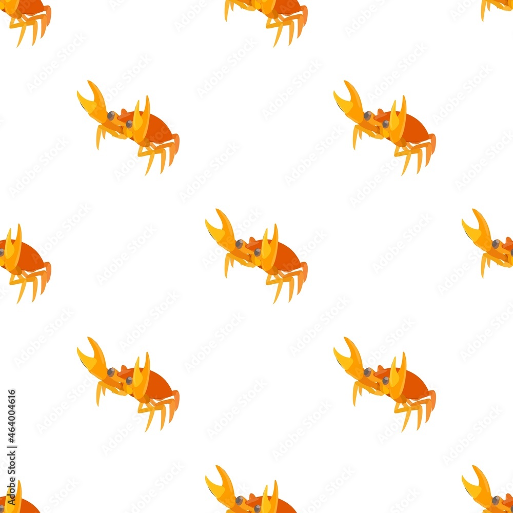 Poster crab pattern seamless background texture repeat wallpaper geometric vector