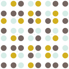 Geometric vector seamless pattern. Modern background with simple shapes in pastel colors.