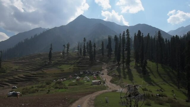 scenic landscape of Lalazar, Kaghan Valley, Northern Areas of Pakistan, Pakistan