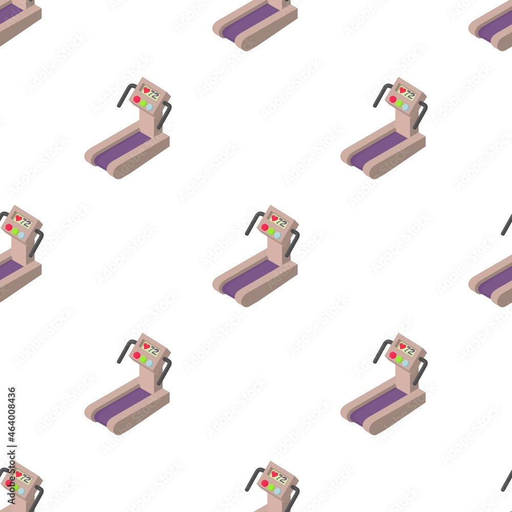 Poster treadmill pattern seamless background texture repeat wallpaper geometric vector