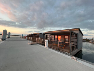 Obraz premium lodge boat de gruissan