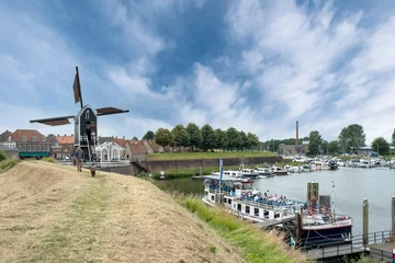Foto auf Leinwand Heusden, North Brabant, Province, The Netherlands © Holland-PhotostockNL