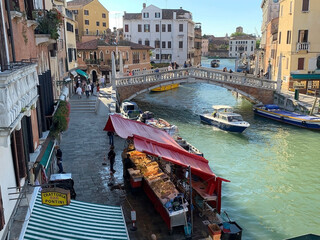 The Ponte delle Guglie in Venice, Italy