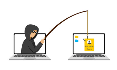 Hacker attack website security phishing scam © Inactive