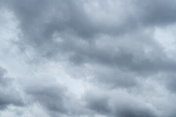 Fototapeta premium Cloudy gloomy sky background.