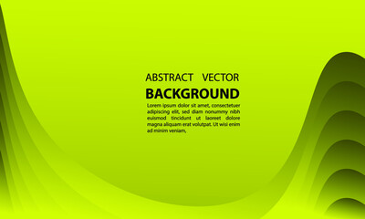 abstract background geometric liquid gradient in black gradient yellow with wave style, for posters, banners, and others, copy space area vector design eps 10