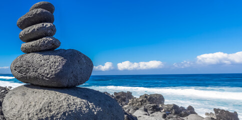 Empilement de galets 