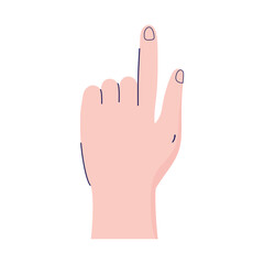 Obraz premium hand human indexing