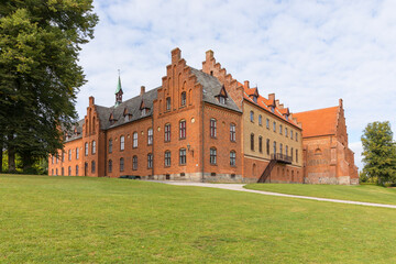 Historic monastery of Herlufsholm, Næstved, Denmark - obrazy, fototapety, plakaty