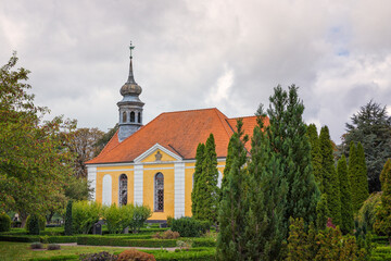 Churrch at Damsholte, island of M&oslash;n, Denmark