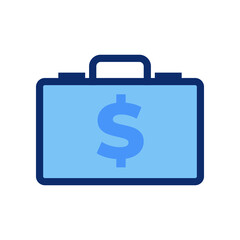money budget flat icon sign vector illustration design 