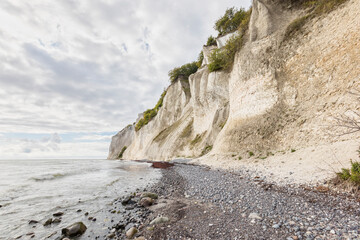 Chalk cliffs of Danish Baltic Sea island of Møn