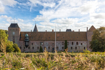 Fototapeta na wymiar Aalholm castle at Nysted, Lolland, Denmark
