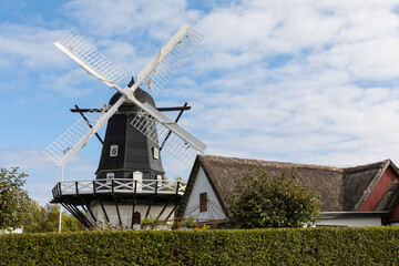 Historic windmill at Gedesby, Falster, Denmark
