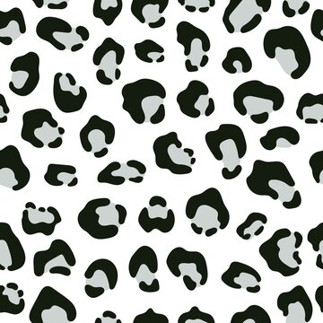 seamless pattern - leopard. Animal print. Colorful vector in flat style. baby design for fabric, print, textile, wrapper