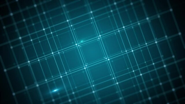 Abstract Technology Background With Grid Data Zooming In Loop/
4k animation of an abstract minimal technology background with data grid and lines and outlined cube zooming in seamless looping