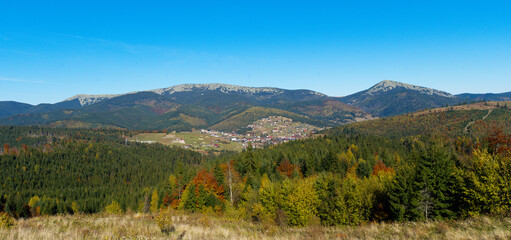 gigapixel panorama of the Carpathian mountains
