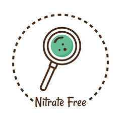 nitrate free product label