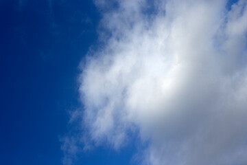 blue sky with clouds