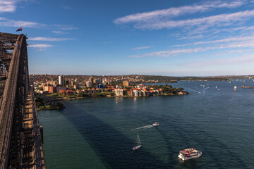Pylon lookout - Overlooking the Sydney Harbour Bridge  and McMahon's Point on a beautiful sunny day...