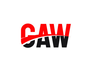 GAW Letter Initial Logo Design Vector Illustration