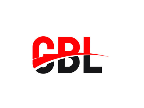 GBL Letter Initial Logo Design Vector Illustration