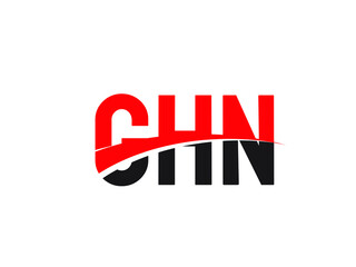 GHN Letter Initial Logo Design Vector Illustration